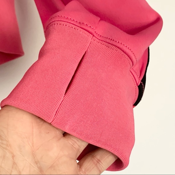 Pam & Gela Pink Crop Track Jacket / Side Stripes - Picture 4 of 11